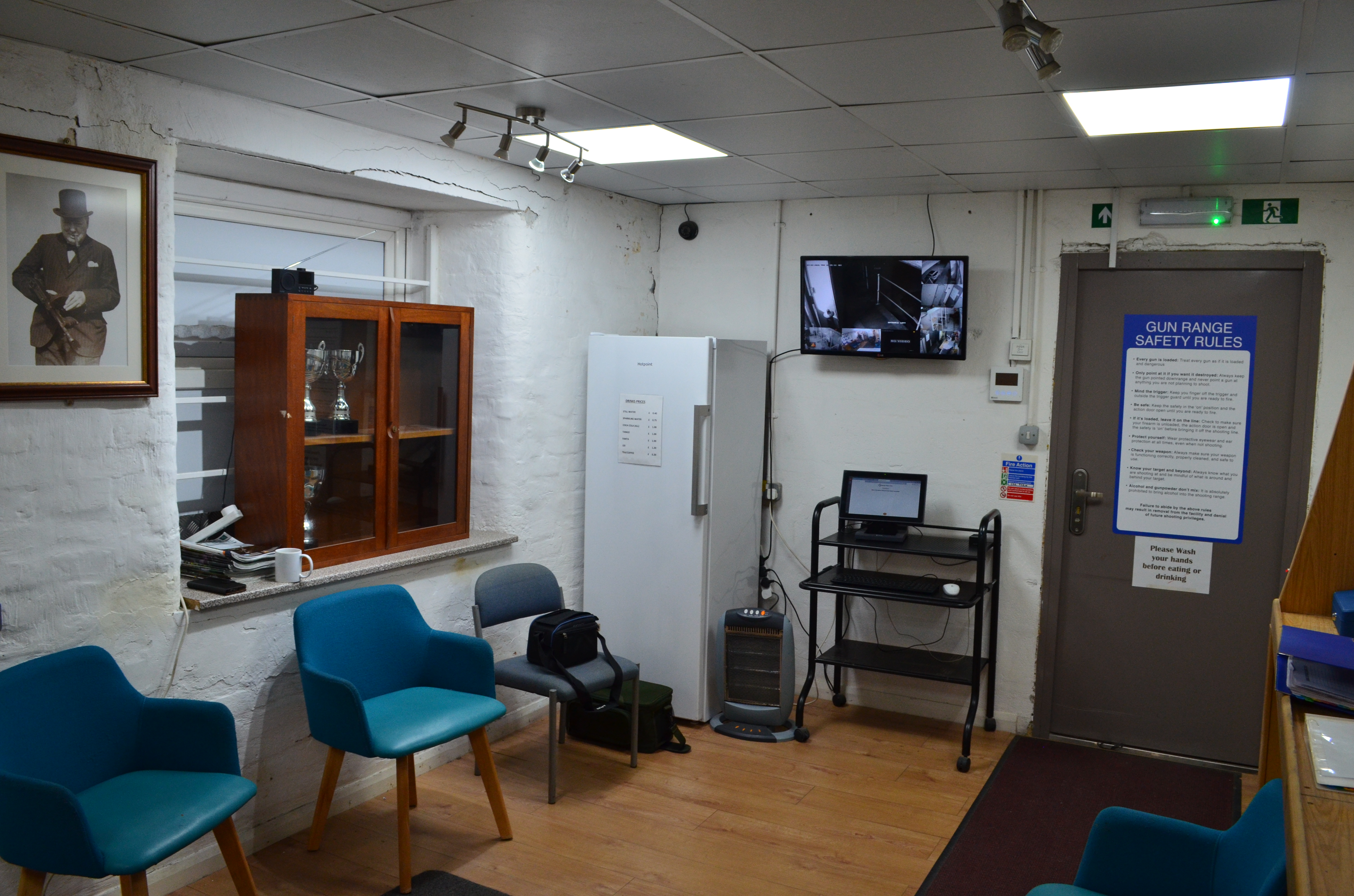 Tameside Pistol Club meeting room